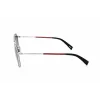 Levi's LV-1021-S-RD Óculos de sol Unissexo - Armação preta, Lentes cinzentas, 58 mm