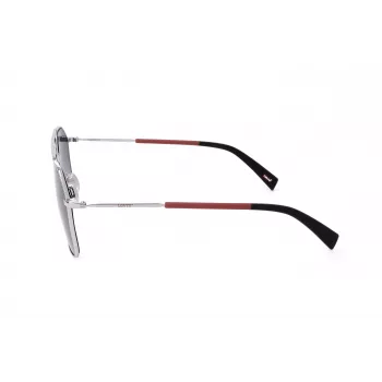 Levi's LV-1021-S-RD Óculos de sol Unissexo - Armação preta, Lentes cinzentas, 58 mm