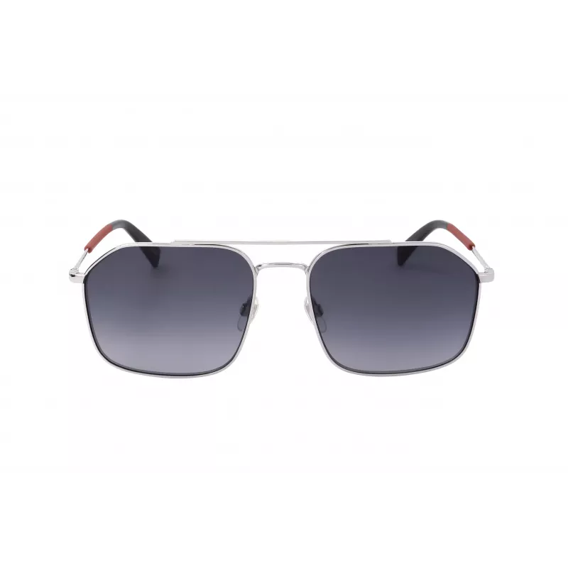 Levi's LV-1021-S-RD Óculos de sol Unissexo - Armação preta, Lentes cinzentas, 58 mm