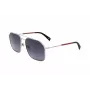 Levi's LV-1021-S-RD Óculos de sol Unissexo - Armação preta, Lentes cinzentas, 58 mm