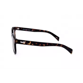 Óculos de sol LEVI'S LV-1022-S-086 unissexo retangulares - armação Havana, lentes castanhas, 51 mm
