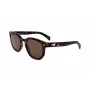 Óculos de sol LEVI'S LV-1022-S-086 unissexo retangulares - armação Havana, lentes castanhas, 51 mm