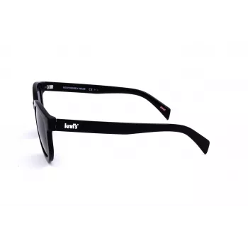 Óculos de sol unissexo quadrados LEVI'S LV-1022-S-807 preto/cinzento 51mm