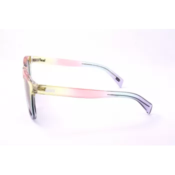 Óculos de sol unissexo LEVI'S LV-1023-S-F74 armação Havana em acetato lentes cinzentas em policarbonato 53 mm