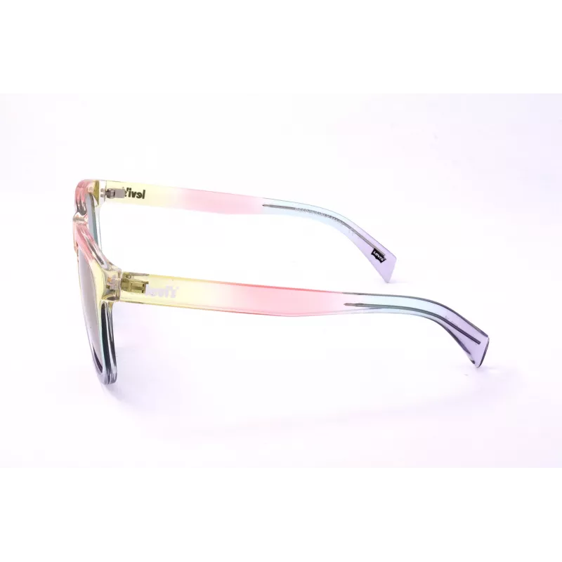 Óculos de sol unissexo LEVI'S LV-1023-S-F74 armação Havana em acetato lentes cinzentas em policarbonato 53 mm