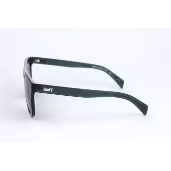 Óculos de sol unissexo polarizados LEVI'S LV-1023-S-PJP - armação preta/cinzenta, lente cinzenta, 53mm
