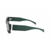 Óculos de sol retangulares unissexo LEVI'S LV-1033-S-1ED - armação preta lentes cinzentas 53 mm