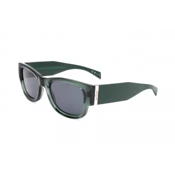 Óculos de sol retangulares unissexo LEVI'S LV-1033-S-1ED - armação preta lentes cinzentas 53 mm