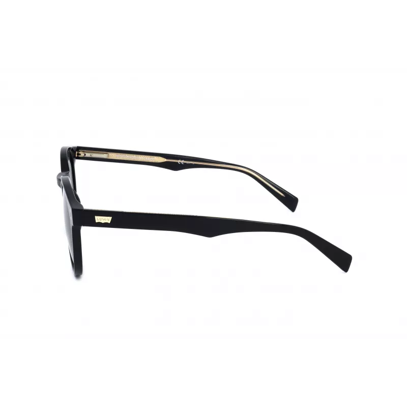 Óculos de sol LEVI'S LV-5005-S-807 homem armação preta lentes cinzentas 50 mm