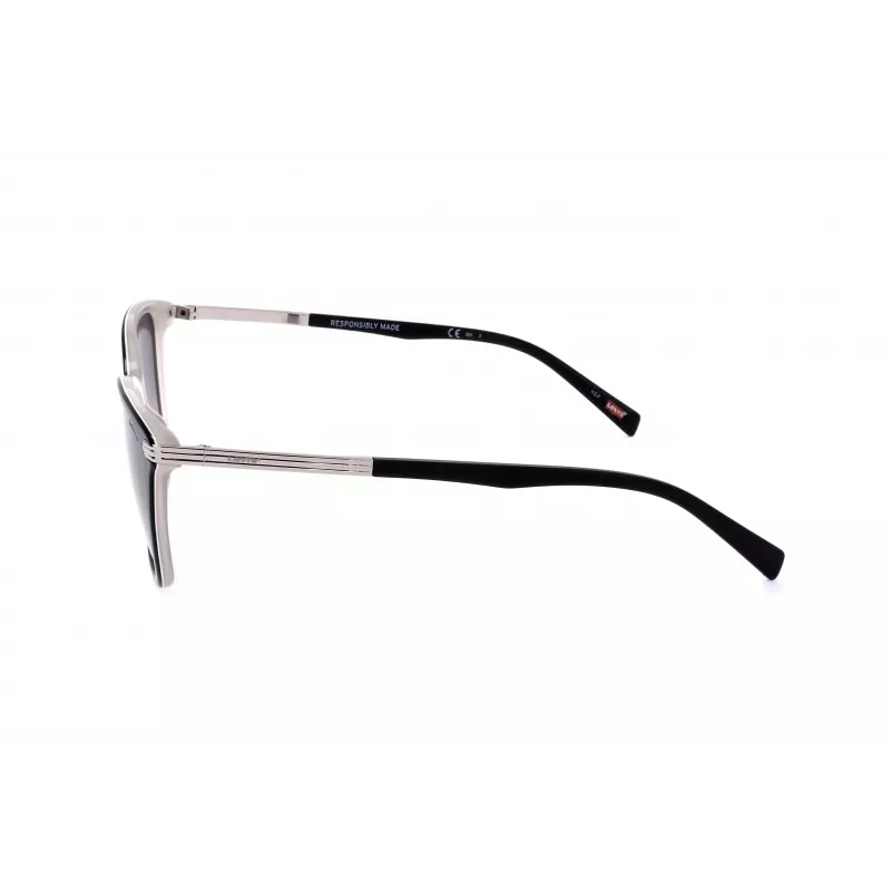 LEVI'S LV-5017-S-80S óculos de sol mulher, quadrados, lentes cinzentas, 55 mm