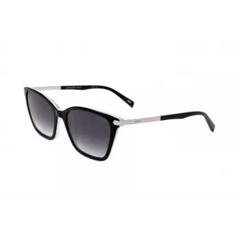 LEVI'S LV-5017-S-80S óculos de sol mulher, quadrados, lentes cinzentas, 55 mm