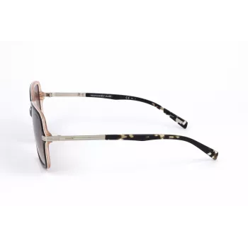 Óculos de sol retangulares de mulher LEVI'S LV-5018-S-MS5 - Armação de acetato Havana/tartaruga, lentes de policarbonato castanhas, proteção UV400, 54/20/145 mm