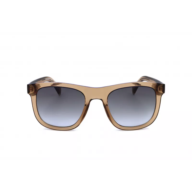Óculos de sol unissexo LEVI'S LV1023S09GB - armação preta mate, lentes cinzentas, 53 mm