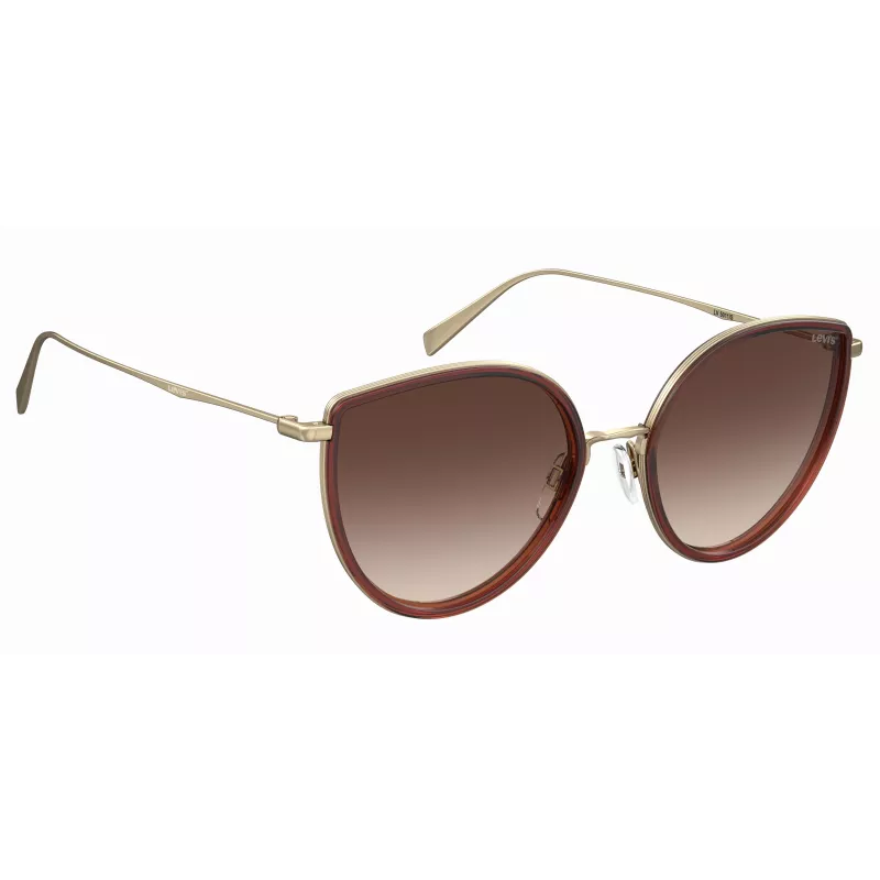 Levi's LV5011S09QF7H Óculos de Sol Mulher Havana Acetato Castanho Degradê 56/17/145 mm