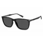Levi's LV5020S807F7I óculos de sol retangulares de acetato para homem - Havana/verde - 57/17/145 mm