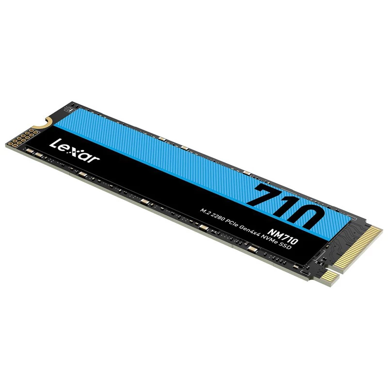 LEXAR NM710 500GB SSD M.2 2280 PCIe Gen4x4 NVMe - 5000MB/s leitura, 2600MB/s escrita