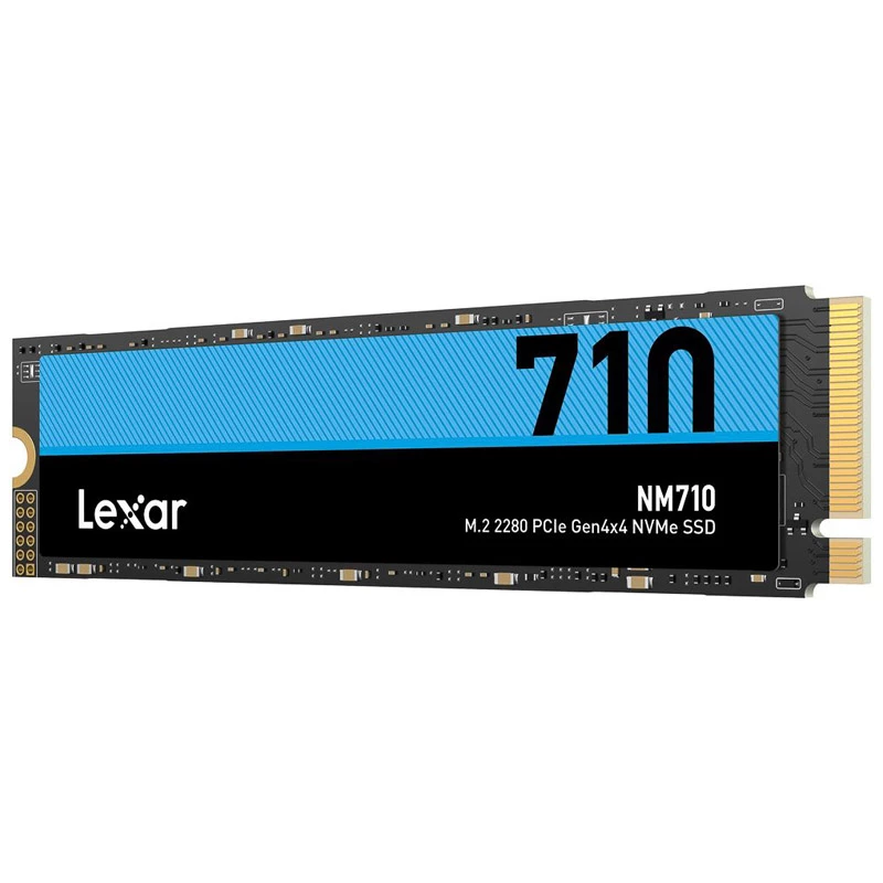 LEXAR NM710 500GB SSD M.2 2280 PCIe Gen4x4 NVMe - 5000MB/s leitura, 2600MB/s escrita
