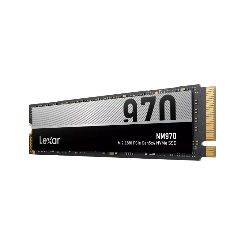Lexar NM970 LNM970X002T-RNNNG SSD de 2 TB M.2 2280 PCIe Gen5 x4, leitura 11000 MB/s, escrita 10000 MB/s