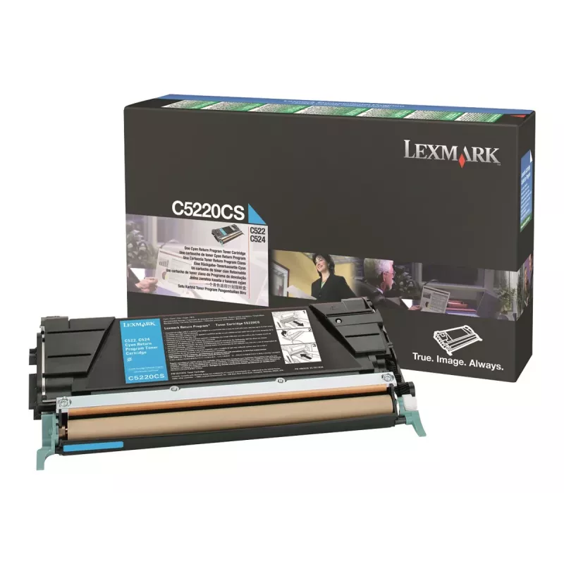 Lexmark C5220CS Cartucho de Toner Ciano - Original - para C522, C524, C530, C532, C534