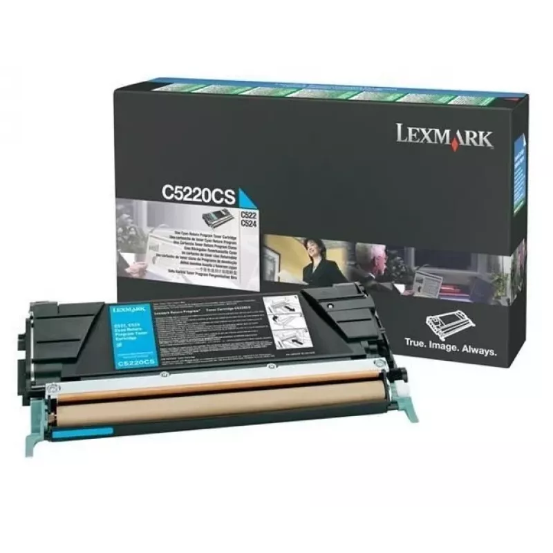 Lexmark C5220CS Cartucho de Toner Ciano - Original - para C522, C524, C530, C532, C534