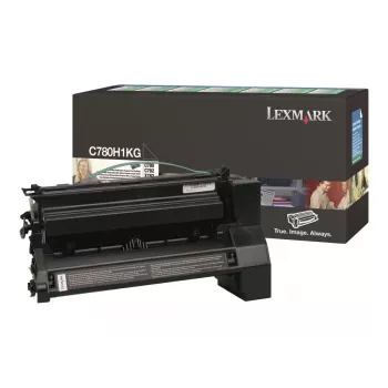 Lexmark tinteiro de toner original preto de alto rendimento (C780H1KG)