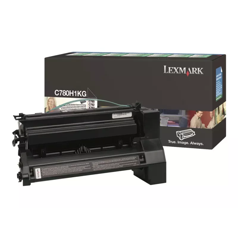 Lexmark tinteiro de toner original preto de alto rendimento (C780H1KG)