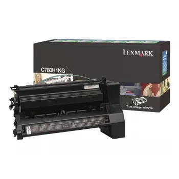 Lexmark tinteiro de toner original preto de alto rendimento (C780H1KG)