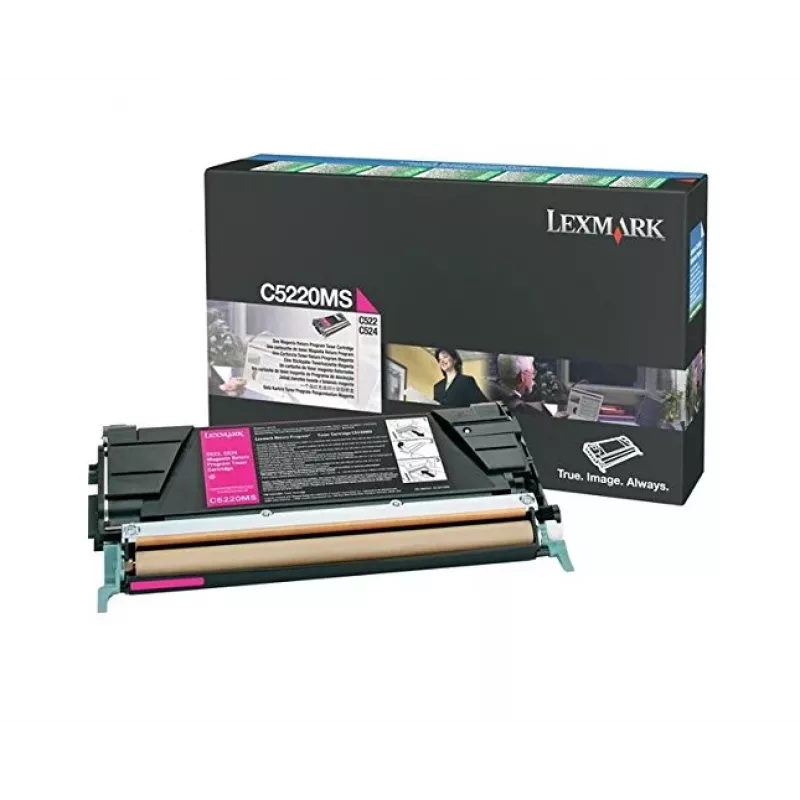 Lexmark Cartucho de toner magenta original LCCP, LRP