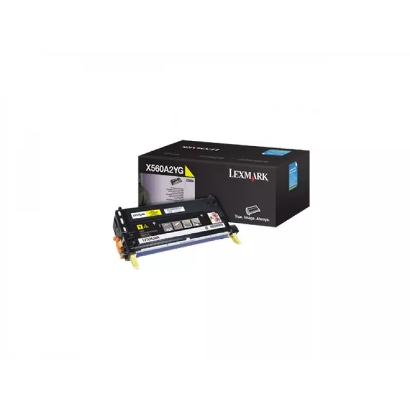 Lexmark Cartucho de Toner Original Amarelo para Lexmark X560dn