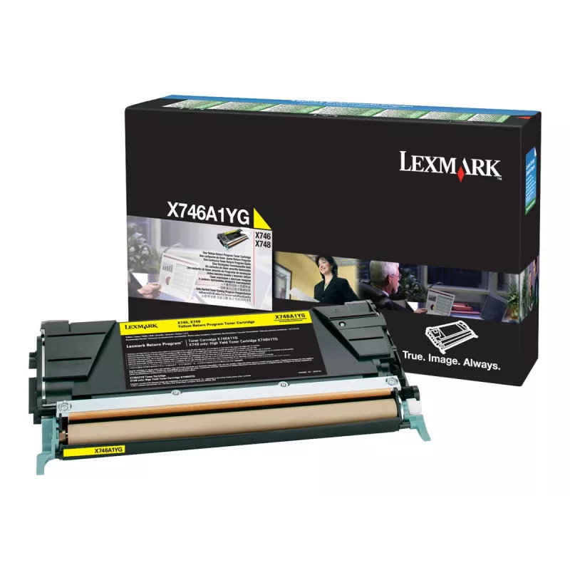 Lexmark Cartucho de toner amarelo original LCCP, LRP
