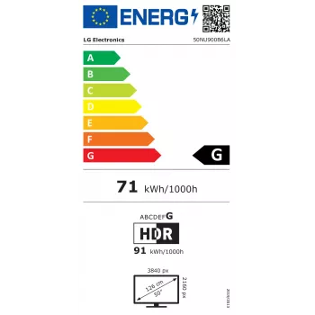 LG 50NU900B6LA TV Smart 4K UHD NanoCell LED 50 polegadas com processador α7 Gen3 AI, webOS, Dolby Vision IQ, 120Hz, PVR