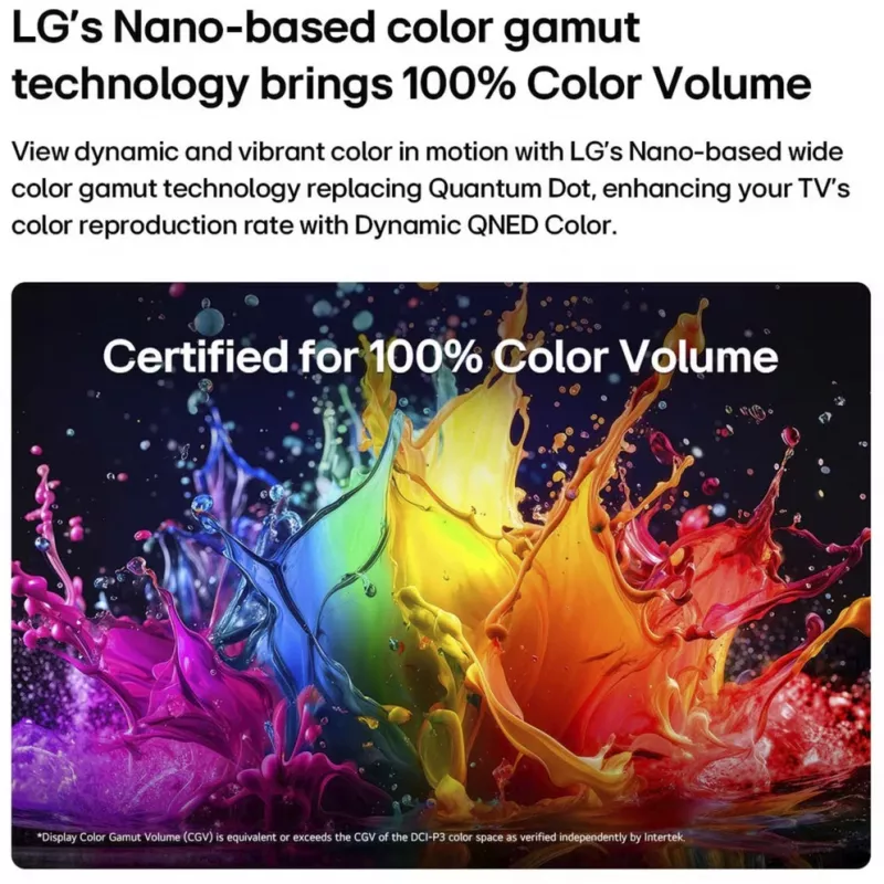 Smart TV LG 50QNED7EB3C 50 polegadas QNED 4K com processador α5 Gen5 AI e webOS