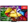 LG 55MRGB87B3B TV Smart 4K QNED Mini LED de 55 polegadas com processador α7 Gen6 AI, webOS 23, 120Hz, 4x HDMI 2.1