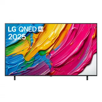 Smart TV LG 65QNED80A6A 65 polegadas 4K Ultra HD QNED com webOS 23 e processador α7 Gen6 AI