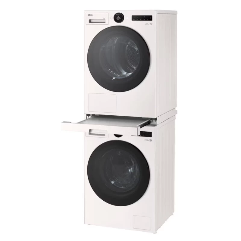 LG DK2W.AGWQKEU prateleira extraível para máquina de lavar e secar roupa, branco