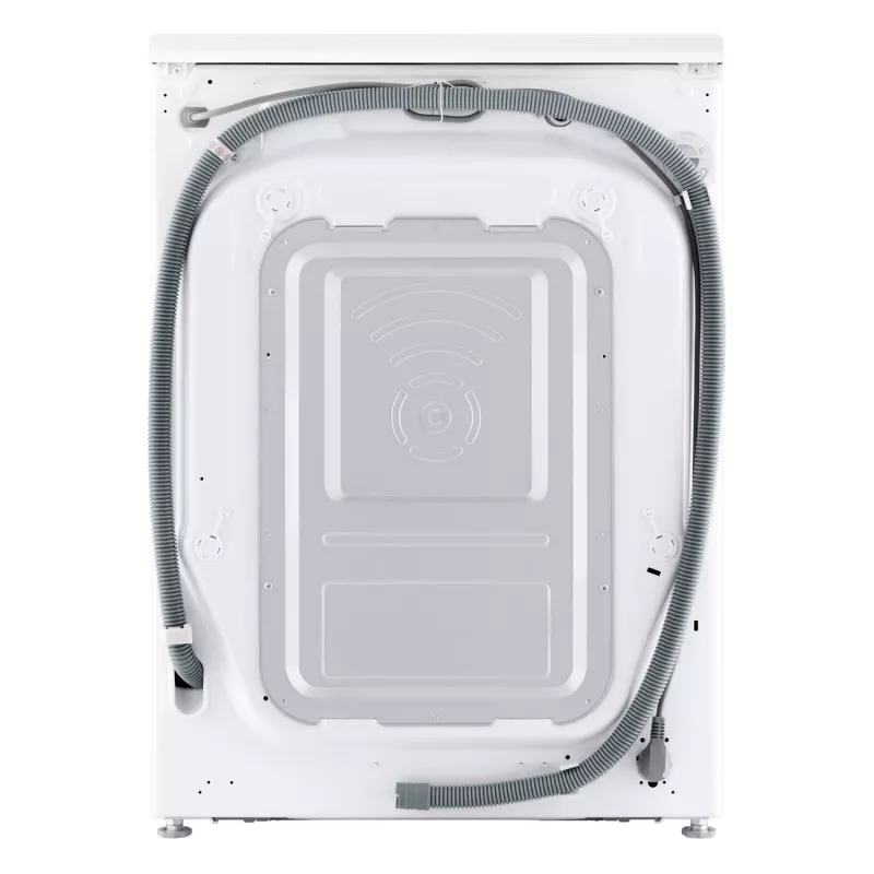 Máquina de lavar roupa de carregamento frontal LG F2X50S8TKB 8 kg 1200 rpm com AI DD, vapor e Wi-Fi - branco