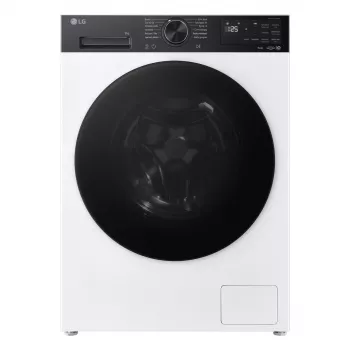 Máquina de lavar roupa de carregamento frontal LG F2X50S8TKB 8 kg 1200 rpm com AI DD, vapor e Wi-Fi - branco