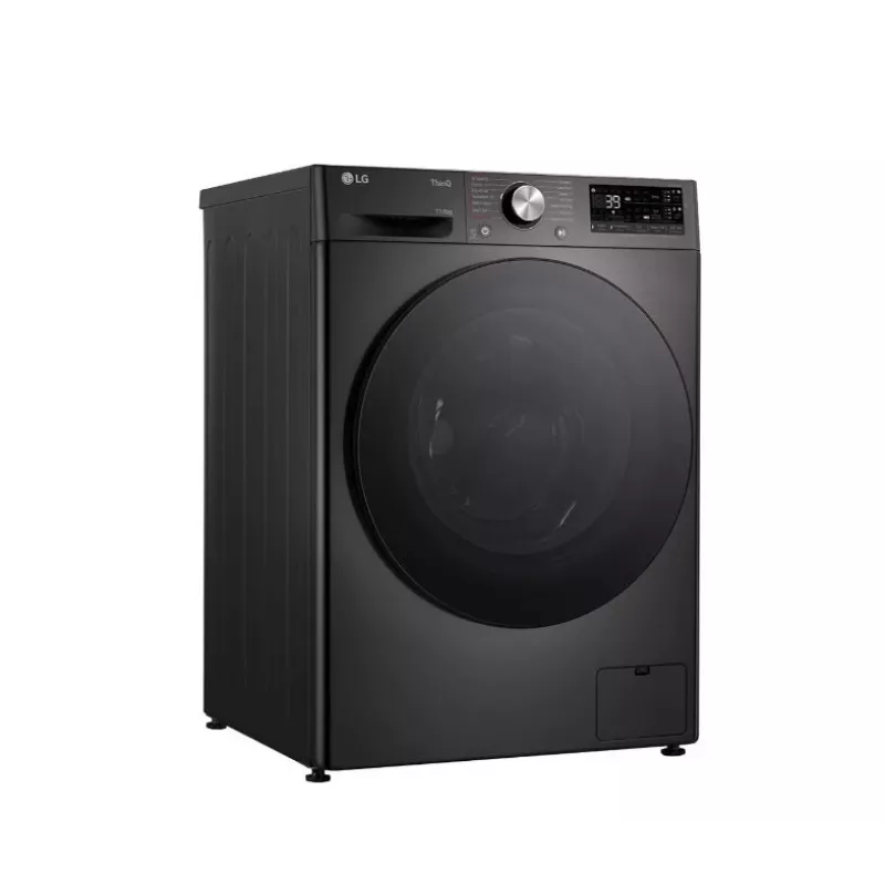LG F4DR711S2BA máquina de lavar e secar combinada, 11 kg de lavagem, 6 kg de secagem, 1400 rpm, A/D energia, carga frontal, Black Steel, Wi-Fi, vapor, Direct Drive, ecrã TFT
