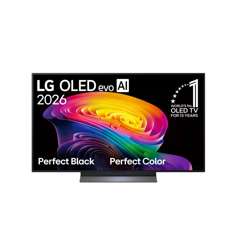 LG OLED48C61LA 48 polegadas 4K OLED evo Smart TV com processador α9 Gen4 AI, 120Hz, Dolby Vision IQ, webOS, ThinQ AI