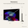 LG OLED65C6ELB TV OLED curva 65 polegadas 4K (163,9 cm, preto, Ultra HD/4K, Triple-Tuner, painel 120Hz, webOS 3.0, Harman Kardon)