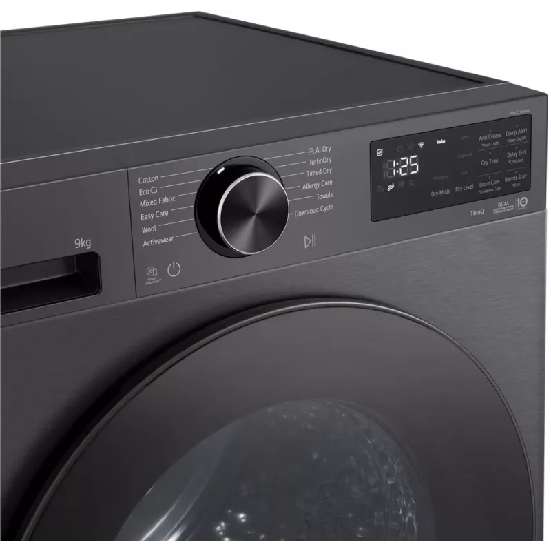 LG RHX7010TBB Máquina de secar roupa, Preto
