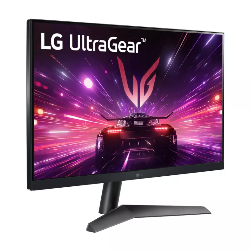 LG UltraGear 24GS60F-B 23,8 polegadas Full HD IPS monitor gaming 180Hz 1ms com AMD FreeSync Premium, HDR10, suporte de altura ajustável, preto