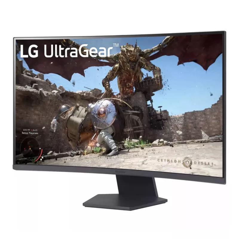 LG UltraGear 32GS60QC-B Monitor Gaming Curvo 31,5