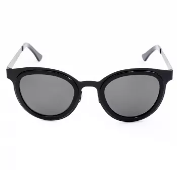 Óculos de sol unissexo LGR FELI-BLACK01 - armação preta, lentes cinzento escuro, 47/24/145 mm