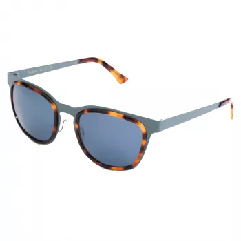 Óculos de sol unissexo LGR GLOR-BLUE39 49/22/145 mm lentes azuis armação preta