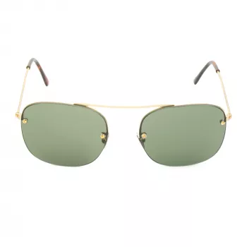 Óculos de sol LGR Maasai Gold 02 - acetato italiano feito à mão, proteção UV400, lente de 54 mm