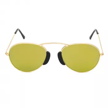 Óculos de sol unissexo LGR Agadir dourado 54/20/145 mm