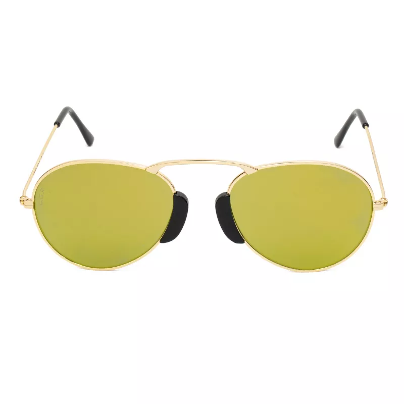 Óculos de sol unissexo LGR Agadir dourado 54/20/145 mm