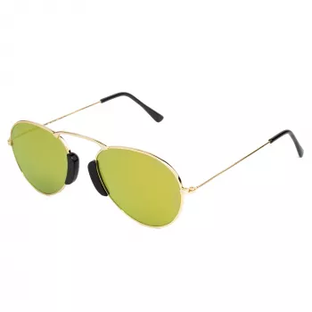 Óculos de sol unissexo LGR Agadir dourado 54/20/145 mm