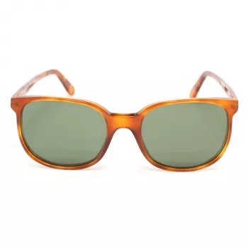 LGR Unissexo Springhavan02 Óculos de sol - Armação de acetato havana, lentes minerais verdes, 50/19/145 mm